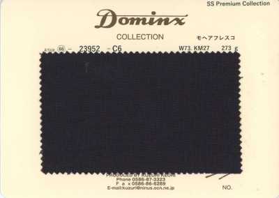 23952-C6 Mohair Fresco Pêlo de cabra jovem DOMINX Coleção Premium Cinza-carvão