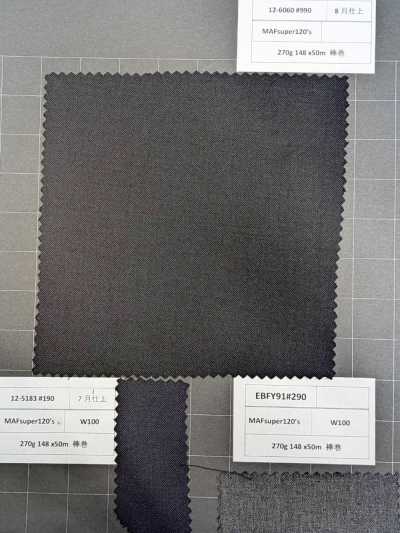 40B800-990 [Stock limitado] Nikke Textile Fabric MAFsuper120's Preto