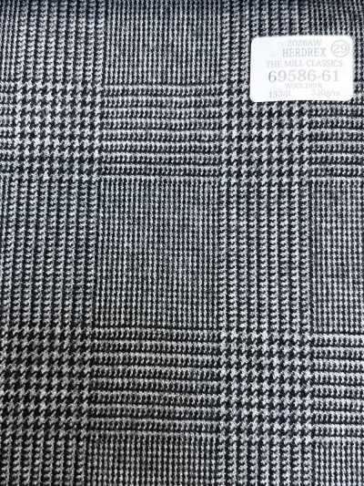 69586-61 26AW HERDREX [THE MILL CLASSICS] Mill Classics Xadrez Glen Cinza