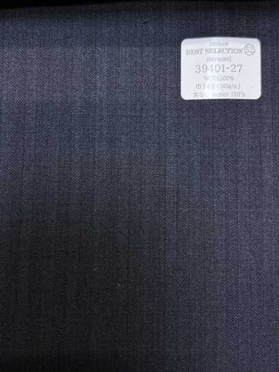 39401-27 26AW BESTSELECTION [davaumi] Dabaumi Espinha de peixe azul-marinho escuro
