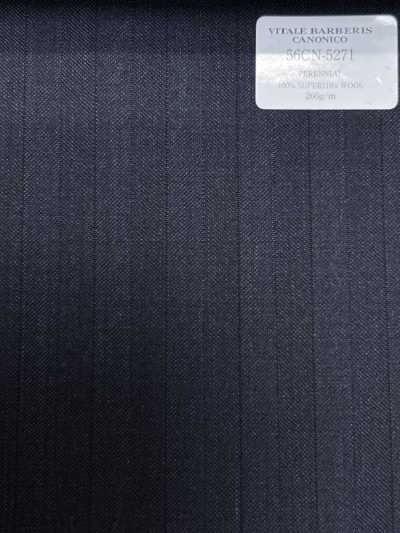 56CN5271 CANONICO PERENNIAL-CLASSICS Listra azul-marinho escura