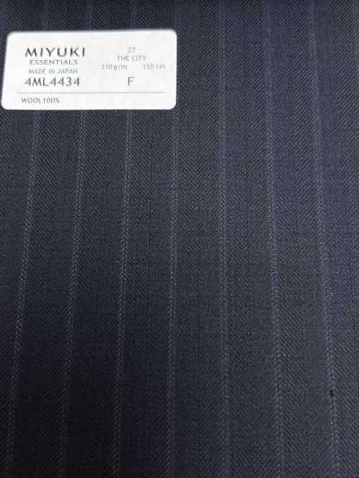 4ML4434 26AW THE CITY Sarja listrada azul-marinho