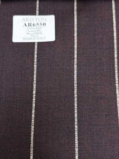 AR6550 ARISTON Super 130's Listras Marrom x Branco