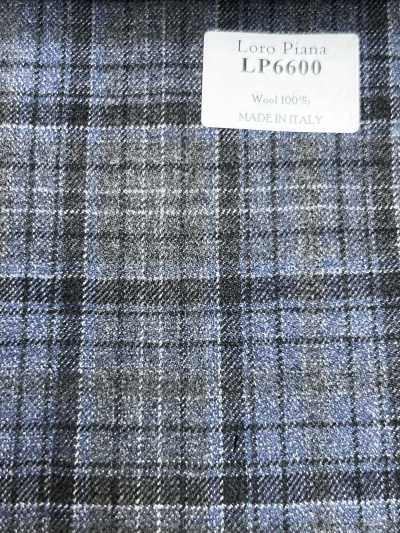 Loro Piana Xadrez Cinza e Azul
