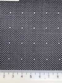 DM6144 DORMEUIL QUEEN Super100's Preto x Branco Padrão Sashiko[Tecido] HOSOI SYOJI Mais fotografias
