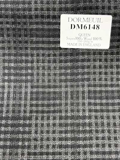 DM6148 DORMEUIL QUEEN Super100's Xadrez cinza
