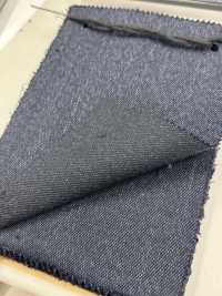 NWD010-341 NIKKE Nikke Textile Co., Ltd. denim de lã Azul-marinho liso[Têxtil] Níquel Mais fotografias