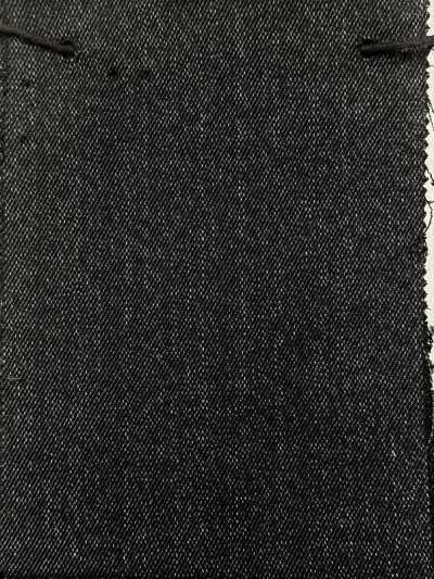 NWD010-341 NIKKE Nikke Textile Co., Ltd. denim de lã Azul-marinho liso
