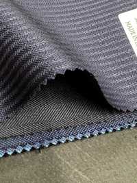 DM6150 DORMEUIL QUEEN Super100's Risca Azul-Marinho[Tecido] HOSOI SYOJI Mais fotografias