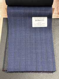 DM6155 DORMEUIL QUEEN Super100's Azul-marinho × Listras marrons[Tecido] HOSOI SYOJI Mais fotografias