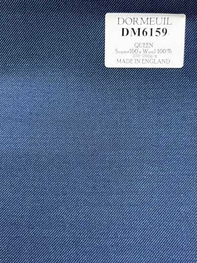 DORMEUIL QUEEN Super100's Azul Liso