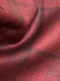 DM5137 DORMEUIL QUEEN Super100's Xadrez Vermelho[Tecido] HOSOI SYOJI Mais fotografias