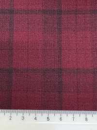 DM5137 DORMEUIL QUEEN Super100's Xadrez Vermelho[Tecido] HOSOI SYOJI Mais fotografias