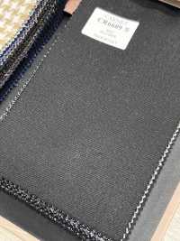 CR6609 CARNET 3PLY Preto Liso[Tecido] HOSOI SYOJI Mais fotografias