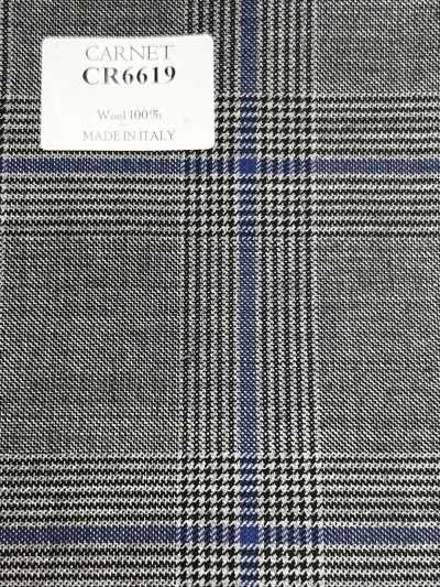 CARNET Xadrez cinza e azul