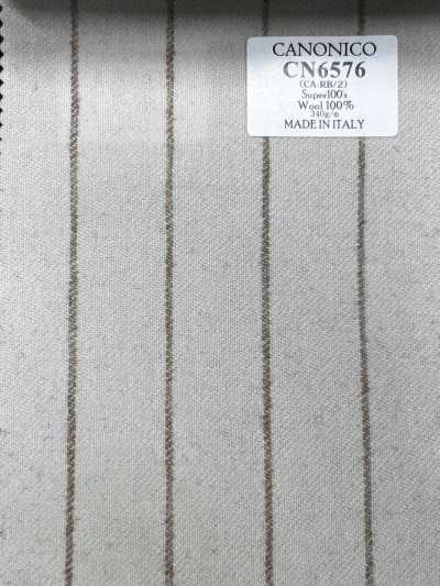 CN6576 CANONICO Super110's Listra marfim × bege