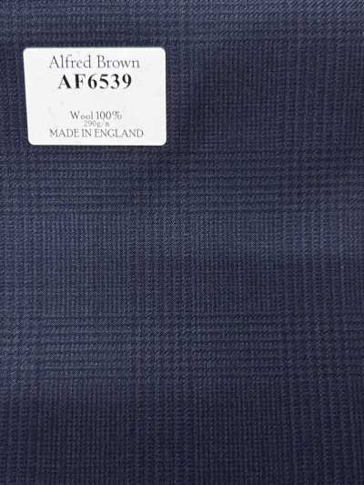 Alfred Brown Xadrez Azul-Marinho