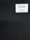 ZA4641 MARZOTTO Super110's Xadrez Bordado Preto e Azul
