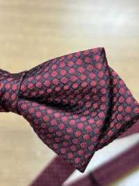 BFK-987 Espada Jacquard De Seda Doméstica Borboleta Tailandesa Ponto Musgo Padrão Vinho Tinto[Acessórios Formais] Yamamoto(EXCY) subfoto
