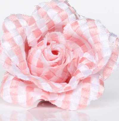 BTA-20 Fabricado no Japão Jacquard Boutonniere Xadrez Vichy Rosa