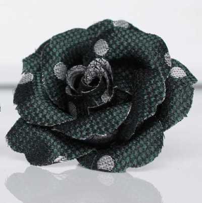 BTA-601 Boutonniere de jacquard de seda fabricado no Japão, padrão de pontos, vermelho