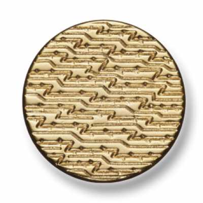 EX224 Botões de metal dourado fabricados no Japão para ternos e jaquetas