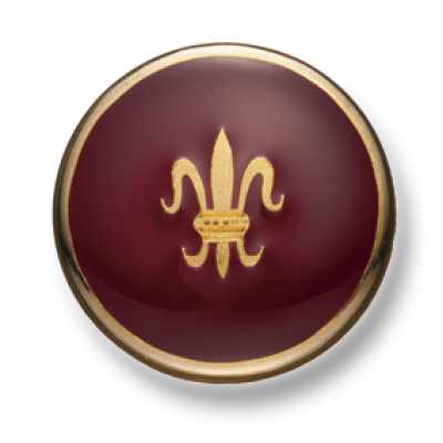 HS-228 Holland&Sherry Botões de metal para ternos e jaquetas, dourado