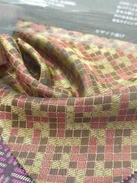 KS1001 [outlet] 100% Cupro Tingido, Fabricado Em Fujiyoshida, Mosaic Play[Resina] Foto secundária