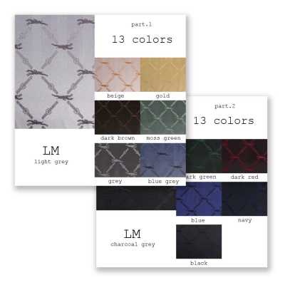 LM Forro jacquard com padrão xadrez de cavalos, fabricado no Japão