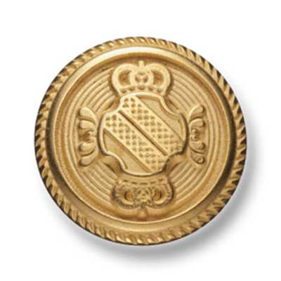 ML-9G Botão de metal italiano dourado