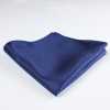 VCF-09 Lenço de bolso com tecido VANNERS, padrão pied-de-poule, azul-marinho