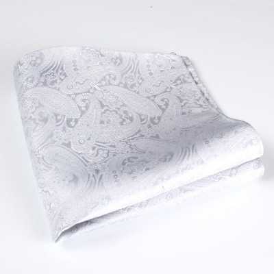 VCF-15 Lenço de bolso de tecido VANNERS Paisley Branco