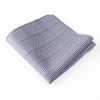 VCF-16 VANNERS Têxtil Usado Pocket Square Glen Plaid Azul Cinza