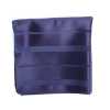 VCF-20 VANNERS Têxtil Usado Bolso Quadrado Padrão Listrado Azul Marinho