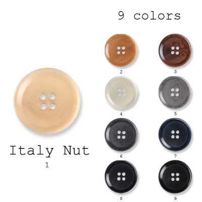イタリーナット Botão de noz de tagua fabricado na Itália